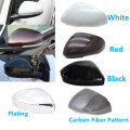 For Jaguar XF XJ 2011-2017 Side Rearview Mirror Covers Carbon Fiber Plating Car Wing Mirrors Cap