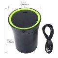 Universal Portable Car ABS Trash Rubbish Bin Ashtray with Blue LED Light and Lit