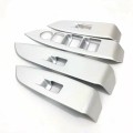 ABS Chrome Door Window Lift Switch Lift Adjust Panel Cover Trim For Mazda CX-3 CX3 2016-19