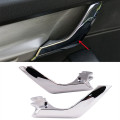 Car Inner Handle Interior Door Panel Pull Trim Cover Chrome Handles For Skoda Rapid Octavia 2014-19