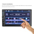 7018B 7.0 inch HD Touch Screen Dual DIN Car Radio Bluetooth Stereo MP3 / MP4 / MP5 Player