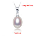 100% Natural Freshwater Pearl Pendant  - Rice Shape Necklace