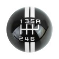 Universal Vehicle Ball Shape Modified Resin Shifter Manual 6-Speed Right-R Gear Shift Knob