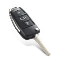 3 Button Car Remote Key Fob FSK 315/433Mhz 8E Chip For Audi A6 S6 Q7 2004-2015