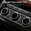 For Mazda MX-5 Miata Roadster Carbon Fiber Air Conditioning Buttons Frame Trim Sticker