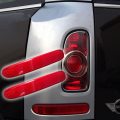 For BMW Mini Cooper Clubman R55 08-14 Rear bumper Reflector Lamp Tail warning light Red Lens