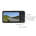 G636 2.7 inch Screen Display Car DVR Recorder, Support Loop Recording / Motion Detection