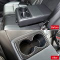 For Nissan Rogue X-Trail X Trail T33 2021 2022 Car Rear Seat Water Cup Holder Cover Trim