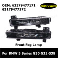 Car Accessories Front Fog Light Lamp For BMW 5 Series G30 G31 G38 LED Daytime Running Light