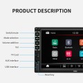N7 7 inch HD Universal Car Radio Receiver MP5 Player, Support FM & Bluetooth & Phone Link