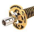 Universal Samurai Shape Manual or Automatic Gear Shift Knob, Length: 31.5cm (Gold)