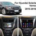 Android 10 Car Radio For Hyundai Solaris Verna Accent 1 2010-16 WIFI Carplay Navigaion GPS 2 Din