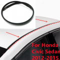 Roof Drip Side Finish Moulding Trim Weatherstrip Seal With Clip For Honda Civic Sedan 4-Door