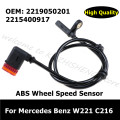 2219050201 2215400917 A2219050201 A2215400917 ABS Wheel Speed Sensor For Mercedes Benz W221 C216