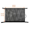 Car Roof Large Space Adjustable Mesh Braid Chain Drawstring Two-in-one Storage Bag