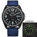 Luminous Nylon Band Military Watch  Watch - Blue Colour
