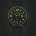 Luminous Nylon Band Military Watch  Watch - Black Colour