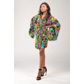 Imibala Kimono Wrap Dress - Ankara Apparel 32