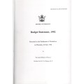 Republic of Zimbabwe Budget Statement, 1992 - Chidzero, B. T. G.