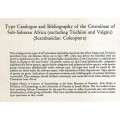 Type Catalogue and Bibliography of the Cetoniinae of Sub-Saharan Afr - Marais, E.; Holm, E.