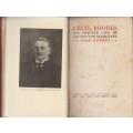 Cecil Rhodes: His Private Life by his Private Secretary - Jourdan, Philip