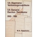 SA Algemene Verkiesingsmanifeste / SA General Election Manifestos 19 - Kleynhans, W. A.