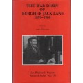 The War Diary of Burgher Jack Lane, 1899-1900. Van Riebeeck Society  - Lane, Jack; Lane, William (e