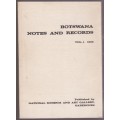 Botswana Notes and Records Volume 1, 1968 - Crawford, J. R. (ed)
