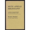 South African Bibliography. A Survey of Bibliographies and Bibliogra - Musiker, R.