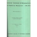 The Brigade Movement in Botswana: An Annotated Bibliography. Working - Kgathi, D. L.; Parsons, Q. N