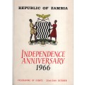 Republic of Zambia Independence Anniversary 1966 - Programme
