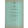Zimbabwe. Estimates of Expenditure for the Year ending June 30, 1989 - Report
