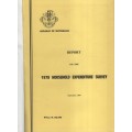 Republic of Seychelles. Report on the 1978 Household Expenditure Sur - Statistics Division