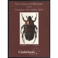 Type Catalogue and Bibliography of the Cetoniinae of Sub-Saharan Afr - Marais, E.; Holm, E.