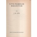 Uys Familie Register - Uys, J. R.