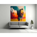 Canvas Wall Art - Canvas Wall Art-Upscaled Painting - B1218