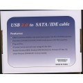 USB to IDE/SATA Adapter Kit with Power Supply