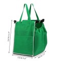 Clip To Cart Reusable Foldable Shopping Bag (2 Bags)