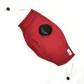 NanoX Red Fabric Face Mask by Nano Wave - Reusable and Washable with Replaceable Filter(One Filte...