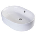 EAGO Top Mount Ceramic Bathroom Basin - Porcelain Oval 22 inch Sink - BA132
