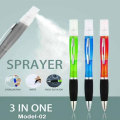 Sanitising Pen - Refillable Ballpoint Sanitiser Sprayer Pen - Blue