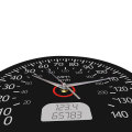 Speedo 30cm Decor Wall Clock - Round Black Speedometer Watch