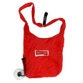 Portable Reusable Eco-Friendly Roll Up Shopping Bag - Red - 2 Pack