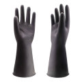 Rubber Household Gloves - Elbow Length - Black - Universal Size