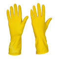 Rubber Household Cleaning Gloves - Set - Yellow - Large