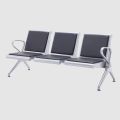 Heavy Duty 3 Seater Airport Chair With Hard PU Cushions