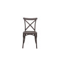 Cross Back Chair-Grey Colour