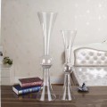 Long Bowtie Glass Vase 18xH75cm