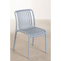 Florence Caf Chair No Armrest-Blue Colour