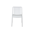 Florence Caf Chair No Armrest-White Colour